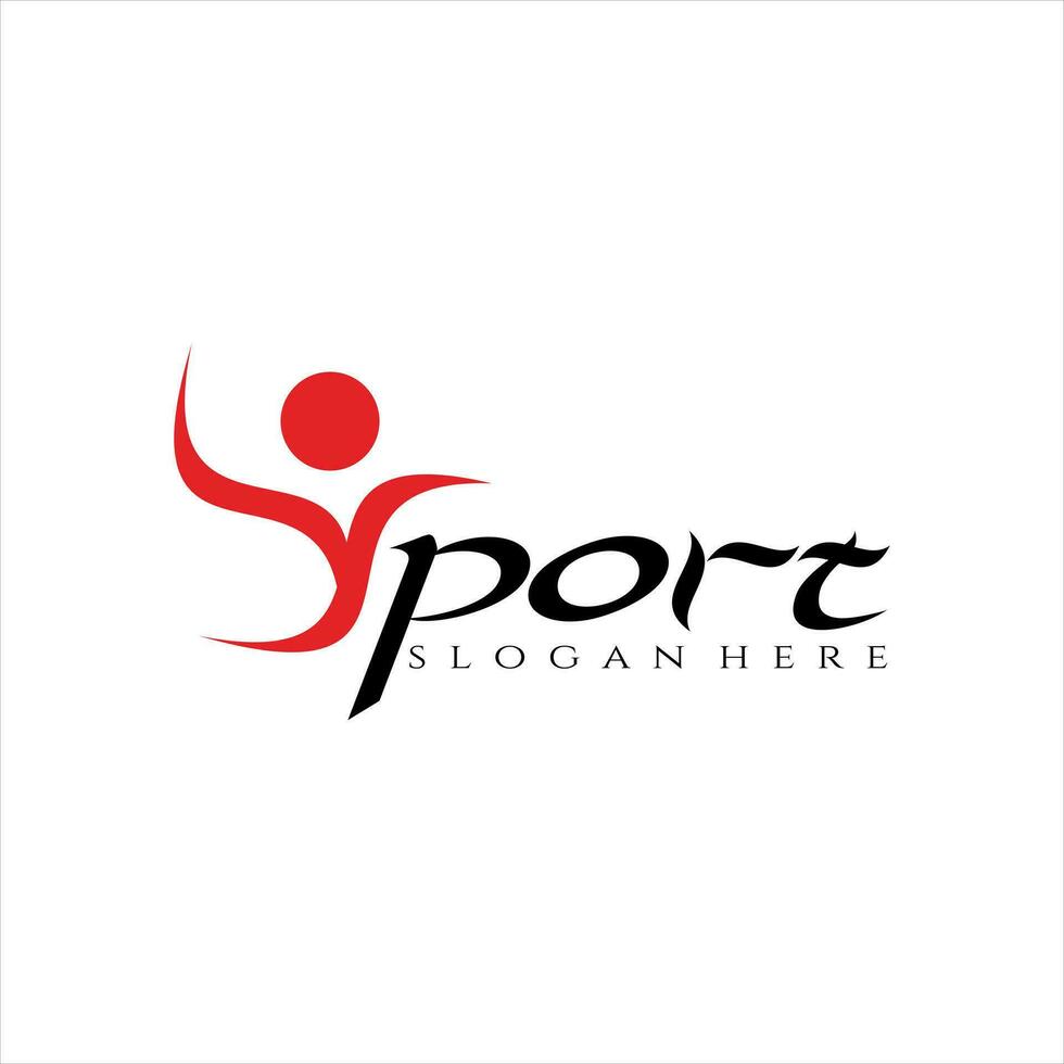 sport logotyp begrepp vektor