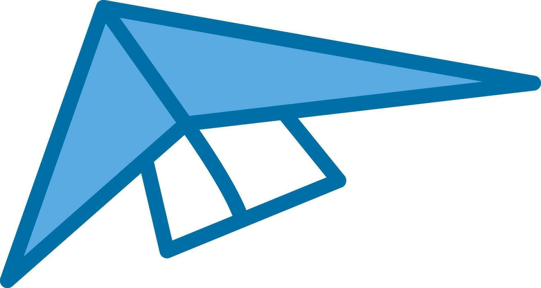 Drachenfliegen-Vektor-Icon-Design vektor