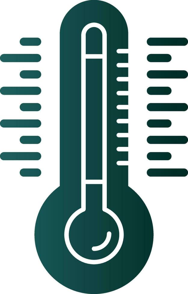 Thermometer-Vektor-Icon-Design vektor