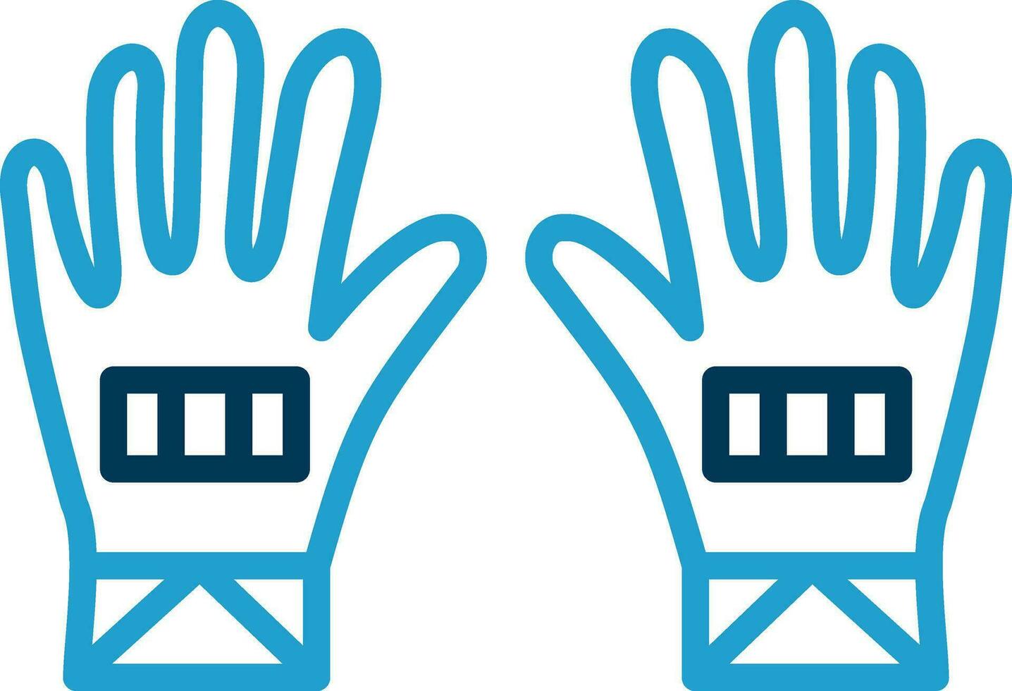 Handschuhe-Vektor-Icon-Design vektor