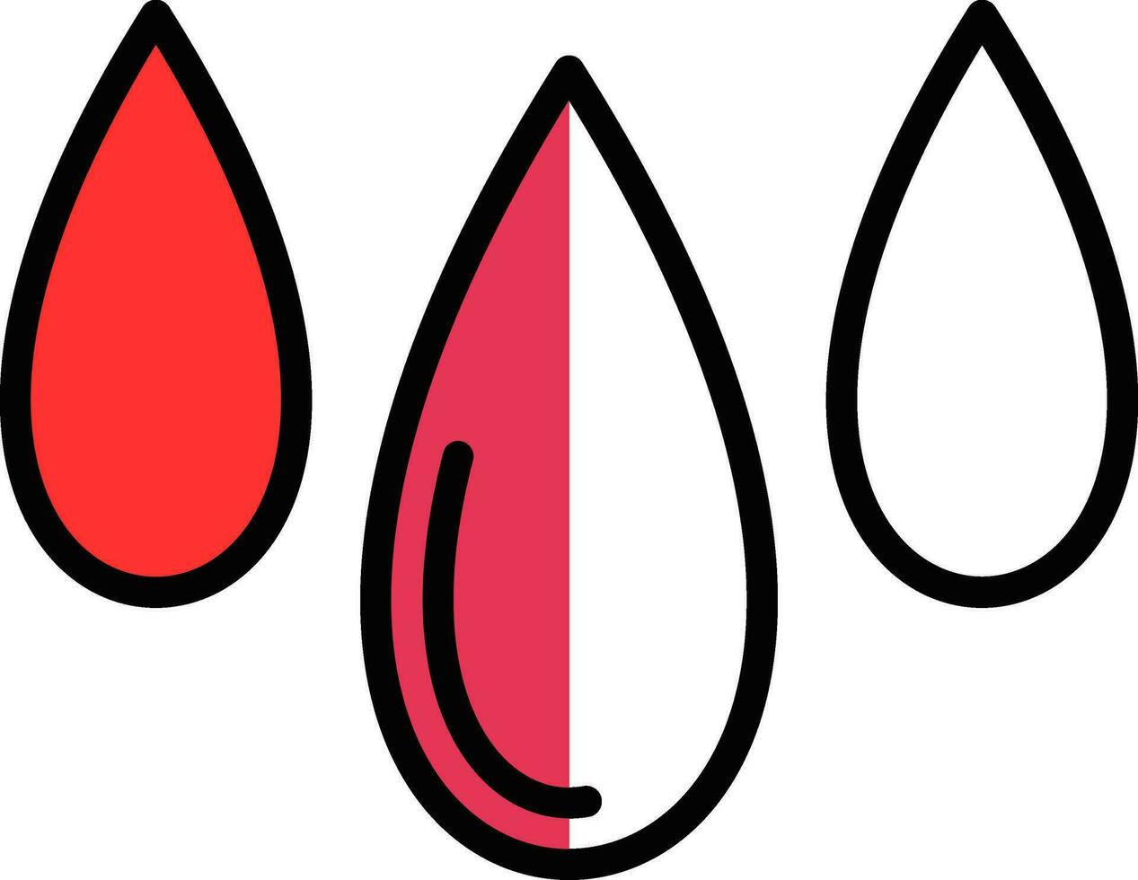 blod vektor ikon design