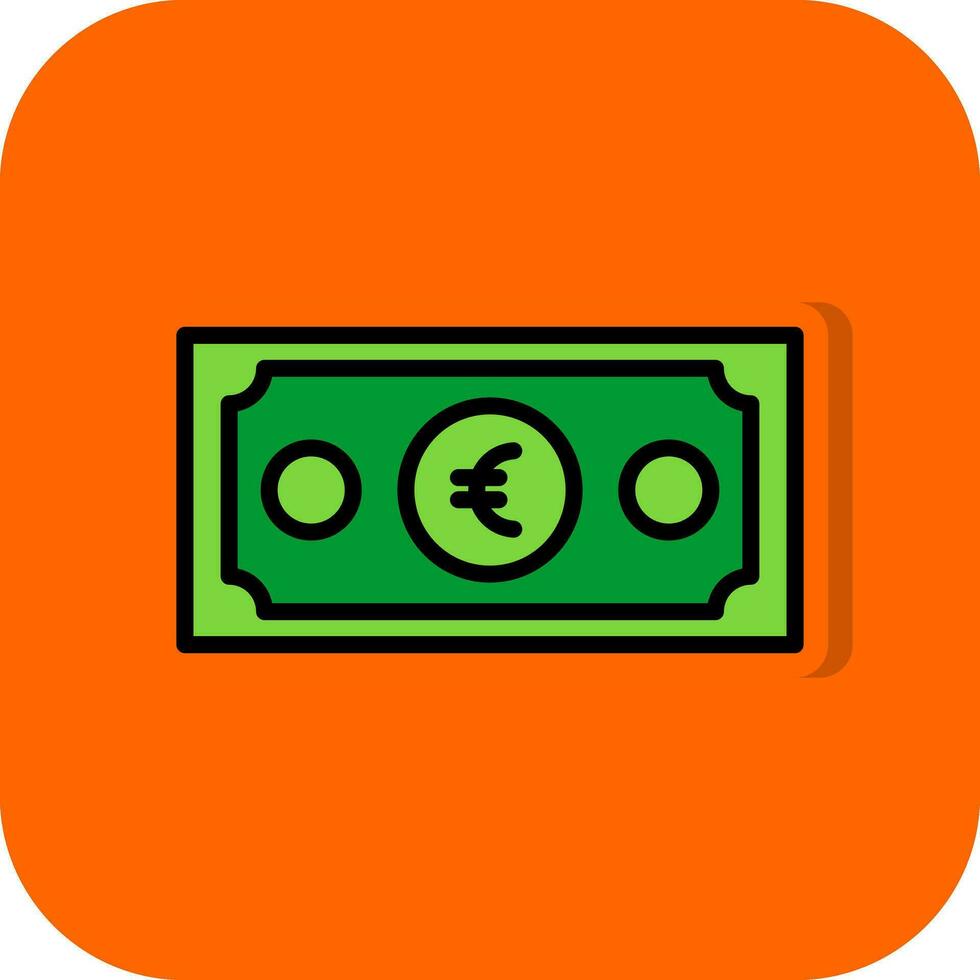 Geld-Vektor-Icon-Design vektor