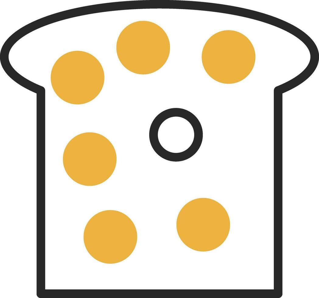 Toast-Vektor-Icon-Design vektor