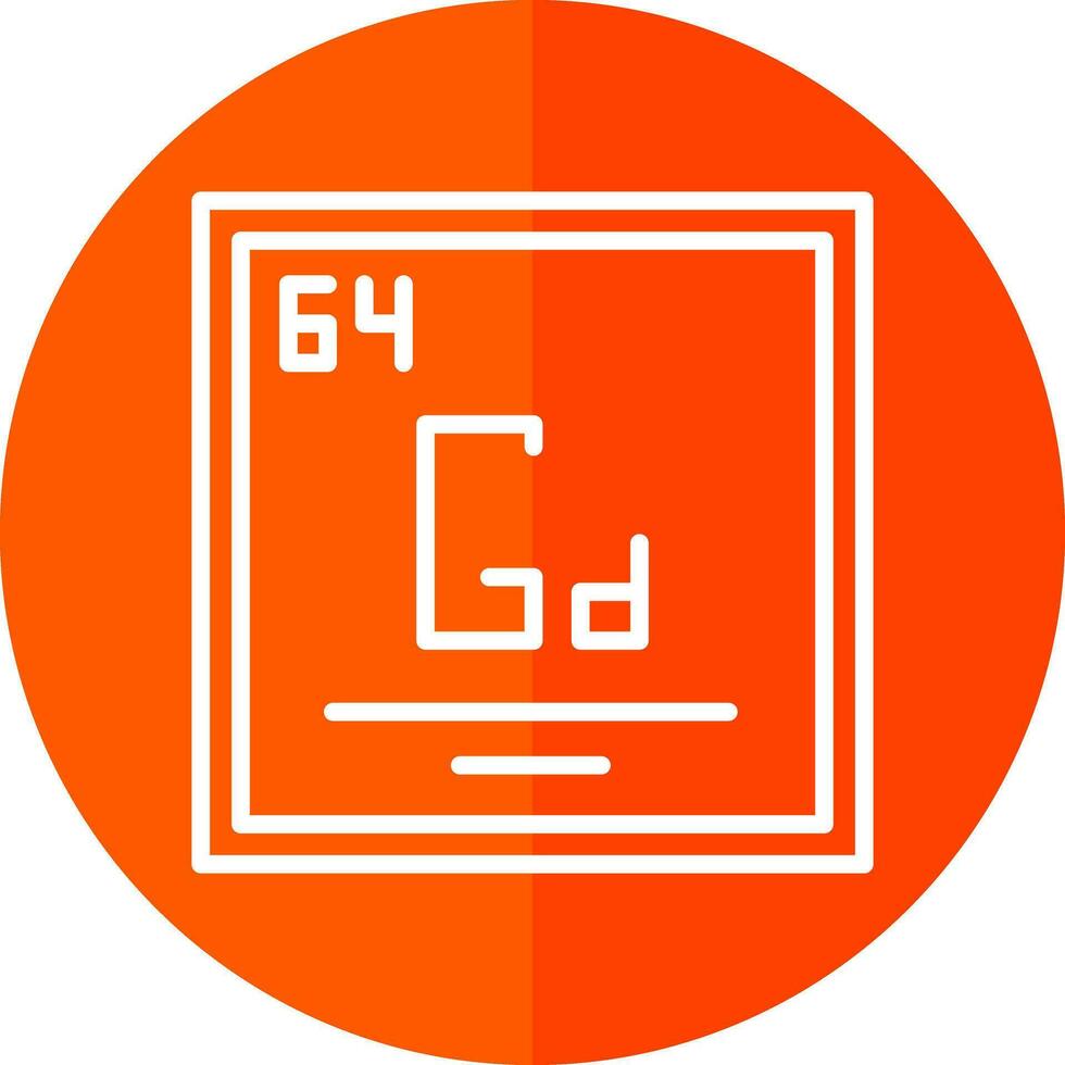 gadolinium vektor ikon design