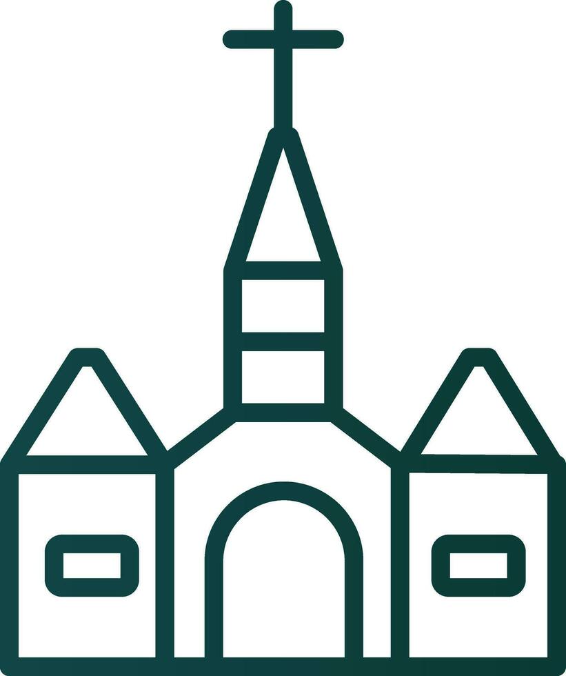 Kathedrale Vektor Symbol Design