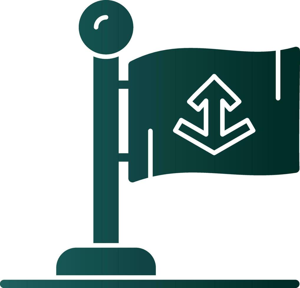 Flag-Vektor-Icon-Design vektor