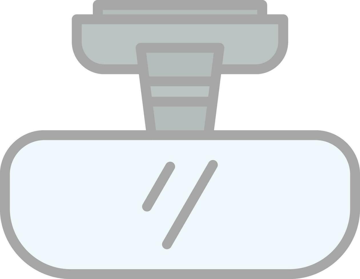 Rückspiegel-Vektor-Icon-Design vektor