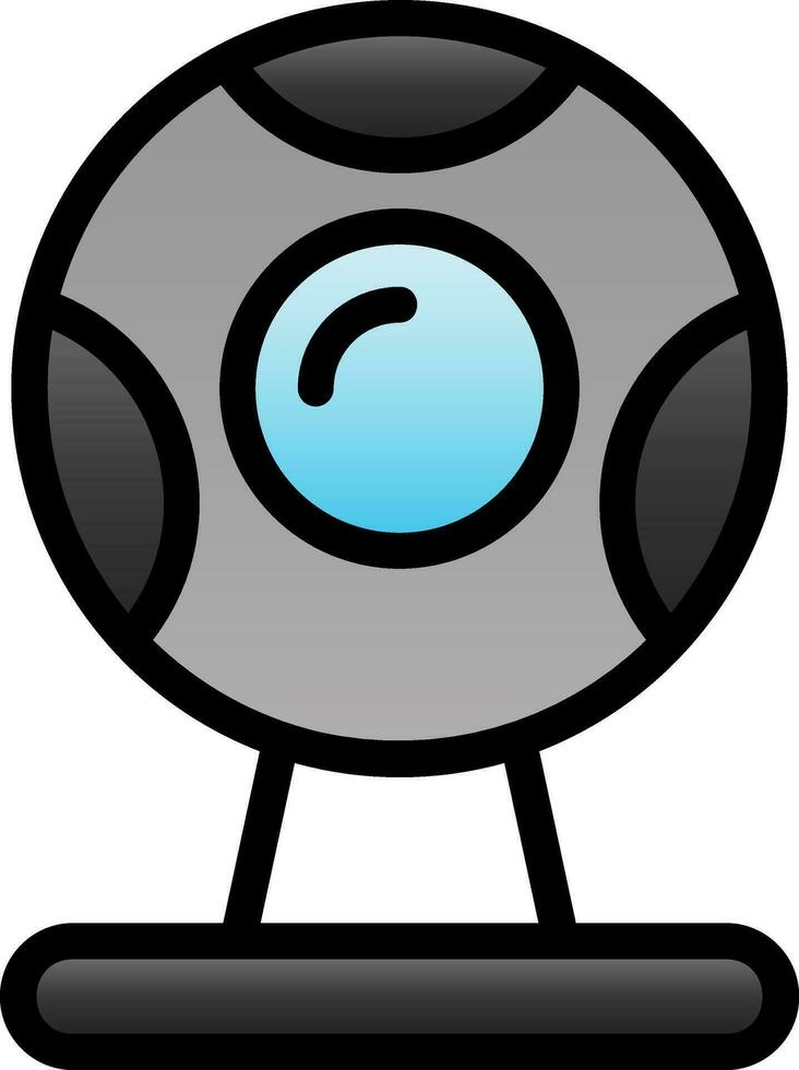 Webcam-Vektor-Icon-Design vektor