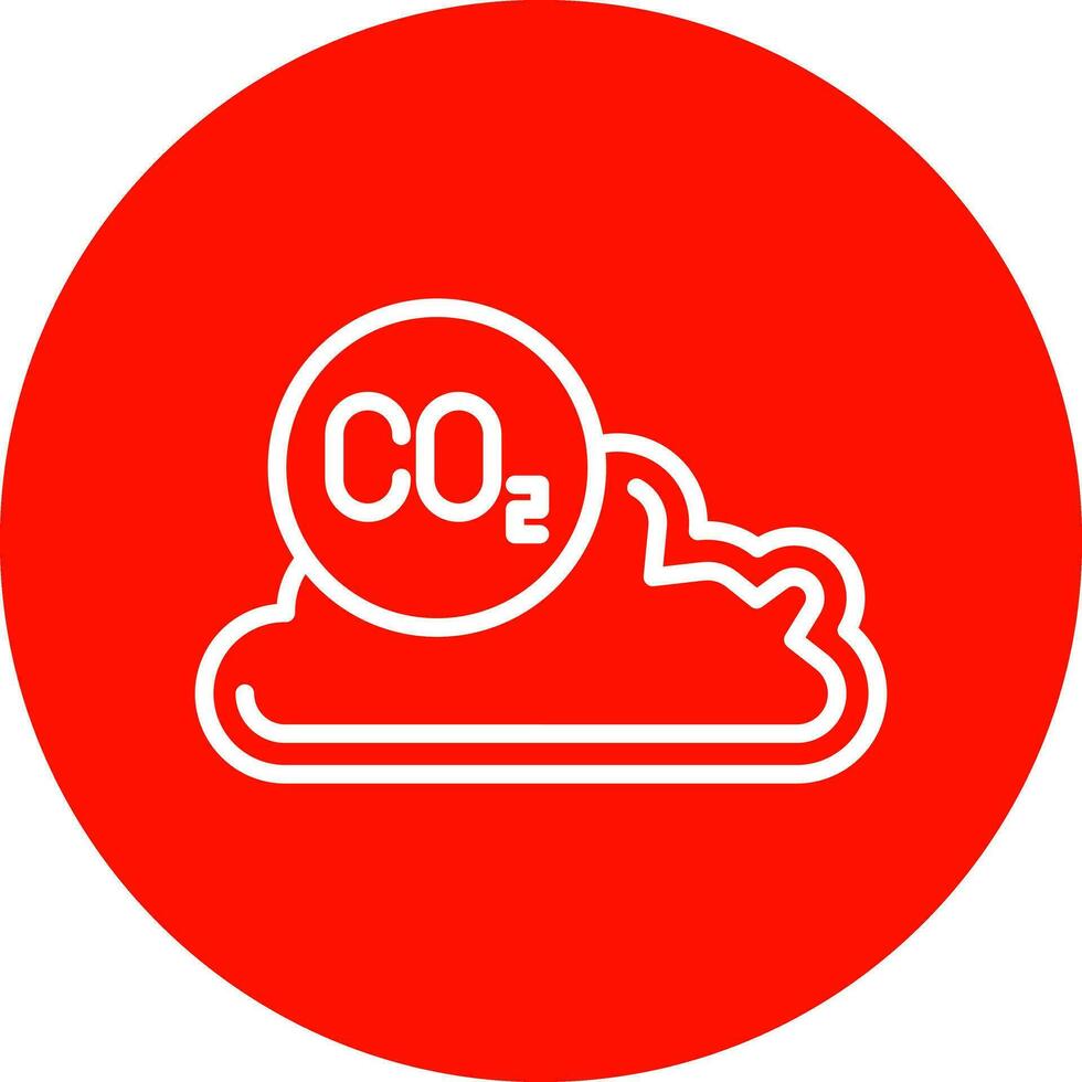 kol dioxid vektor ikon design