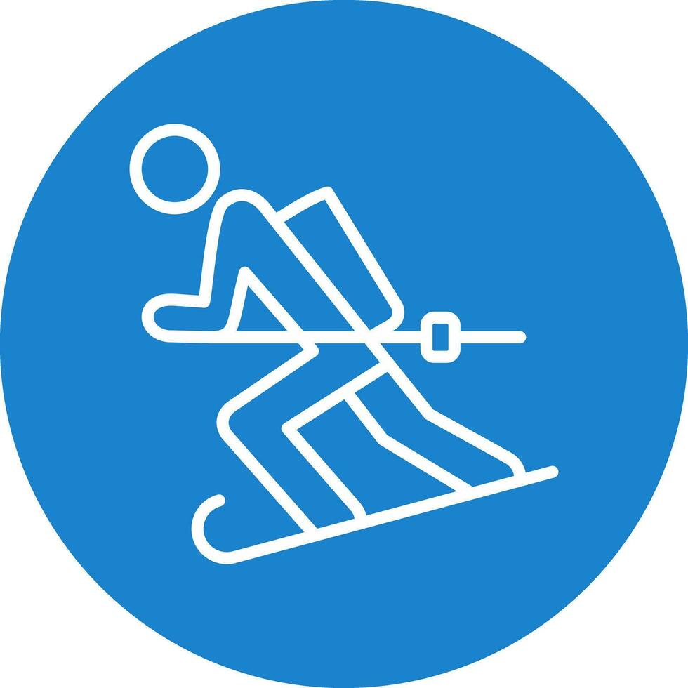 Ski Vektor Symbol Design