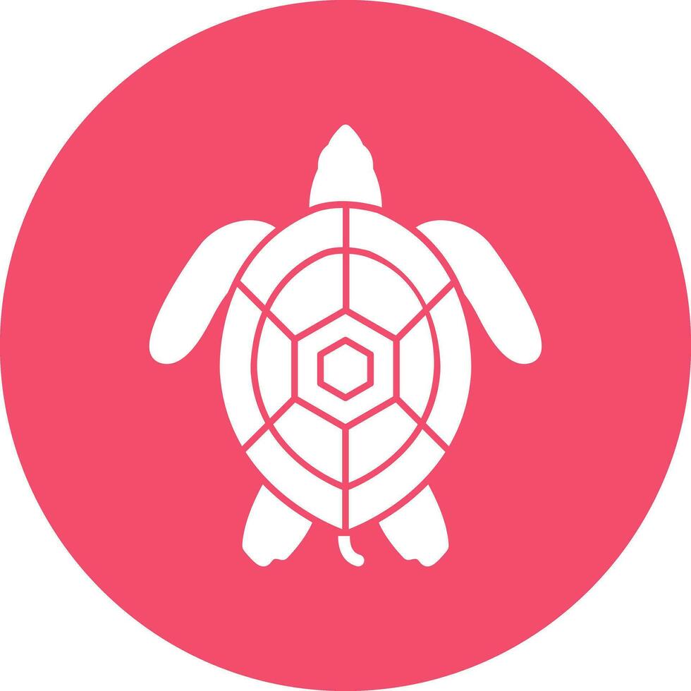 Schildkröten-Vektor-Icon-Design vektor