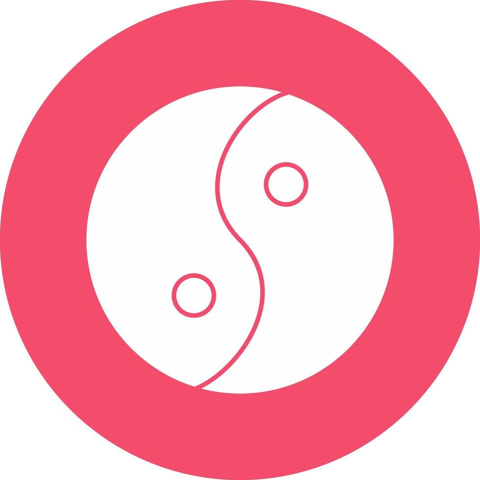 yin yang vektor ikon design