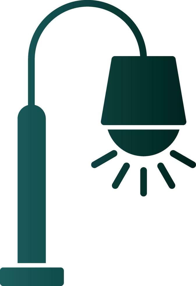gata lampa vektor ikon design