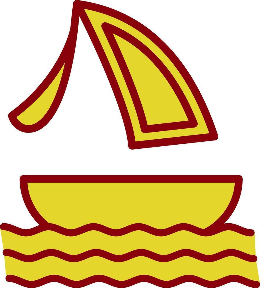 Surfen Boot Vektor Symbol Design