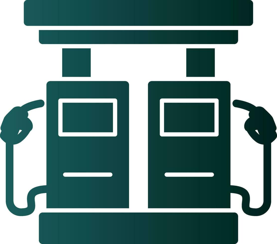 Tankstellen-Vektor-Icon-Design vektor