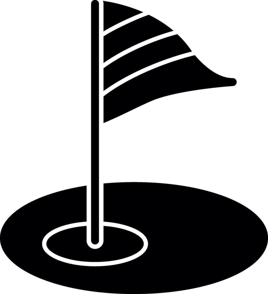 Golf-Vektor-Icon-Design vektor