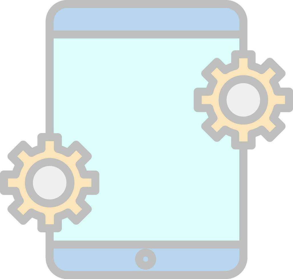 mobil app vektor ikon design