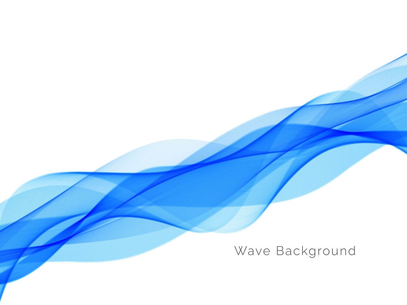 Geschäftshintergrund des blauen Wellenentwurfs vektor