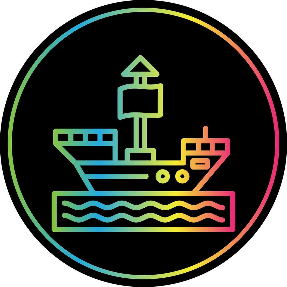 Pirat Schiff Vektor Symbol Design