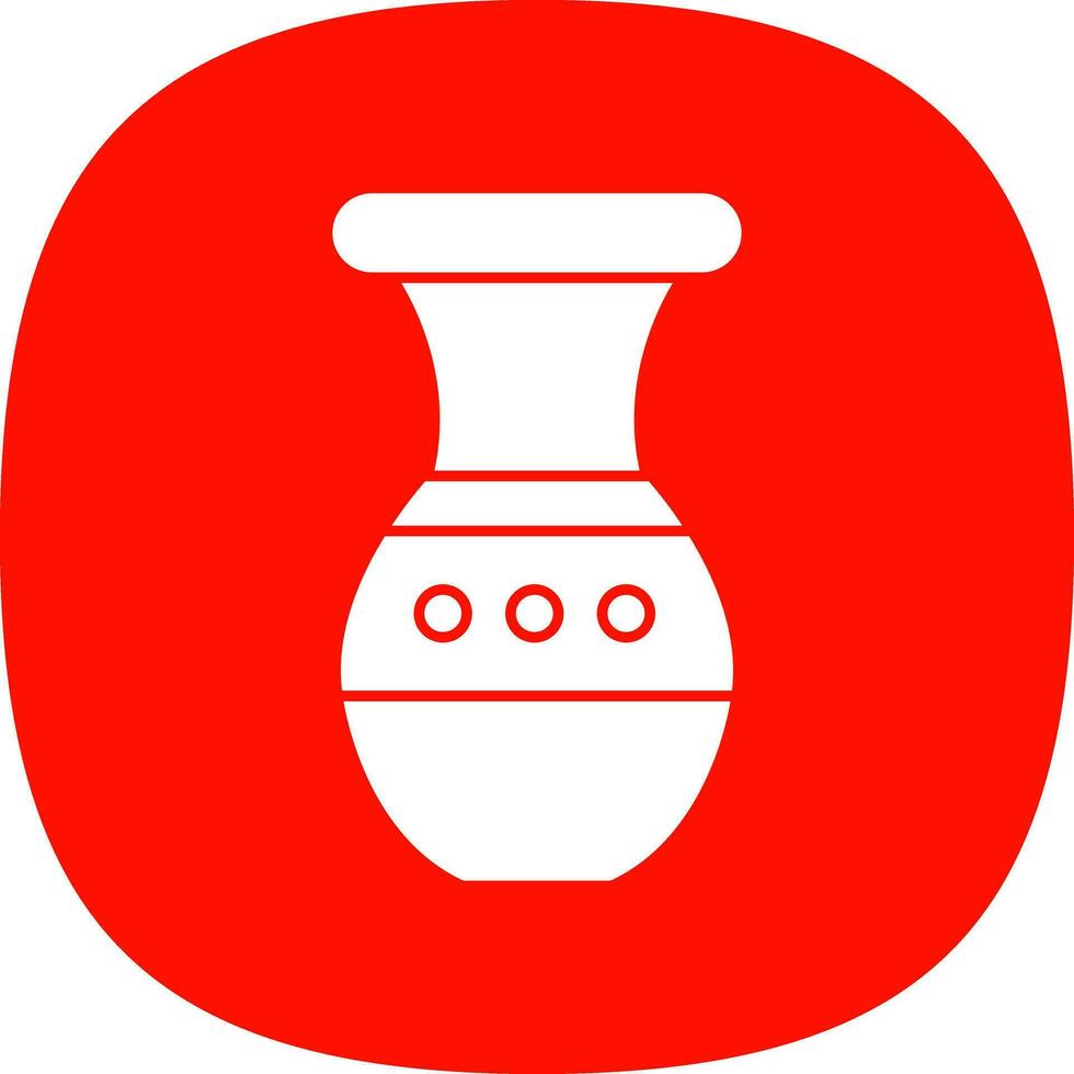 Vase-Vektor-Icon-Design vektor