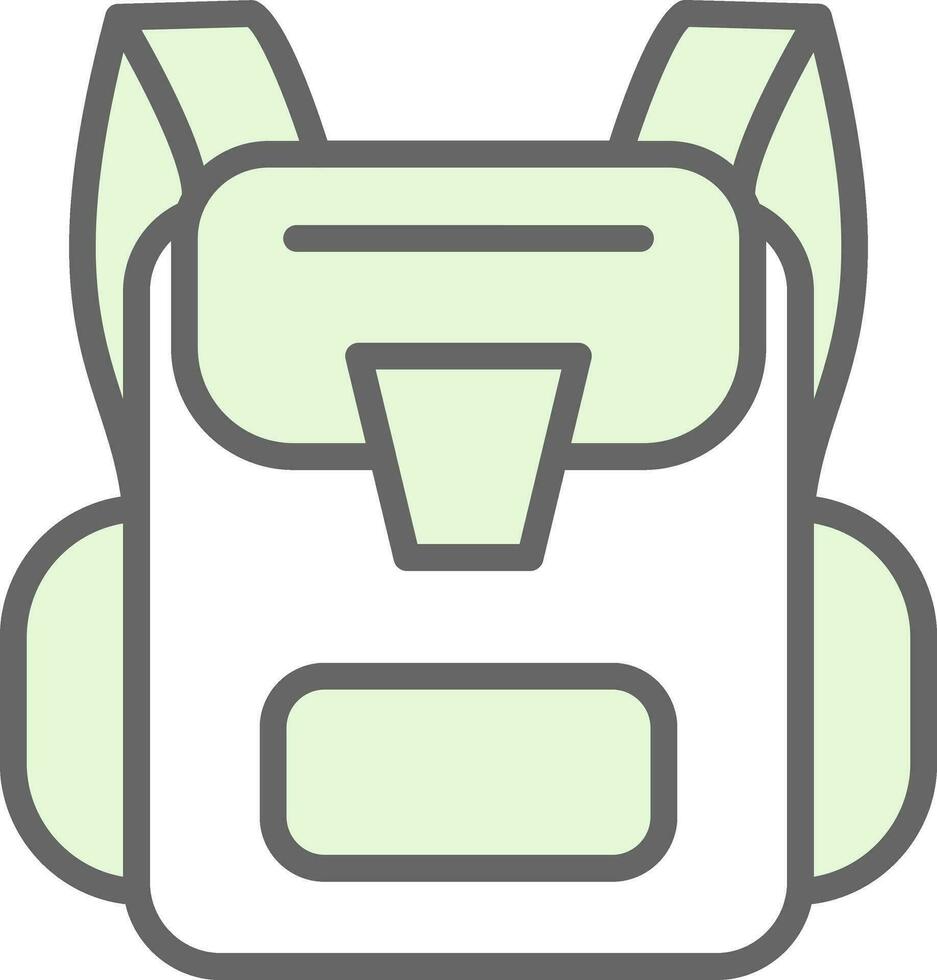 Rucksack-Vektor-Icon-Design vektor