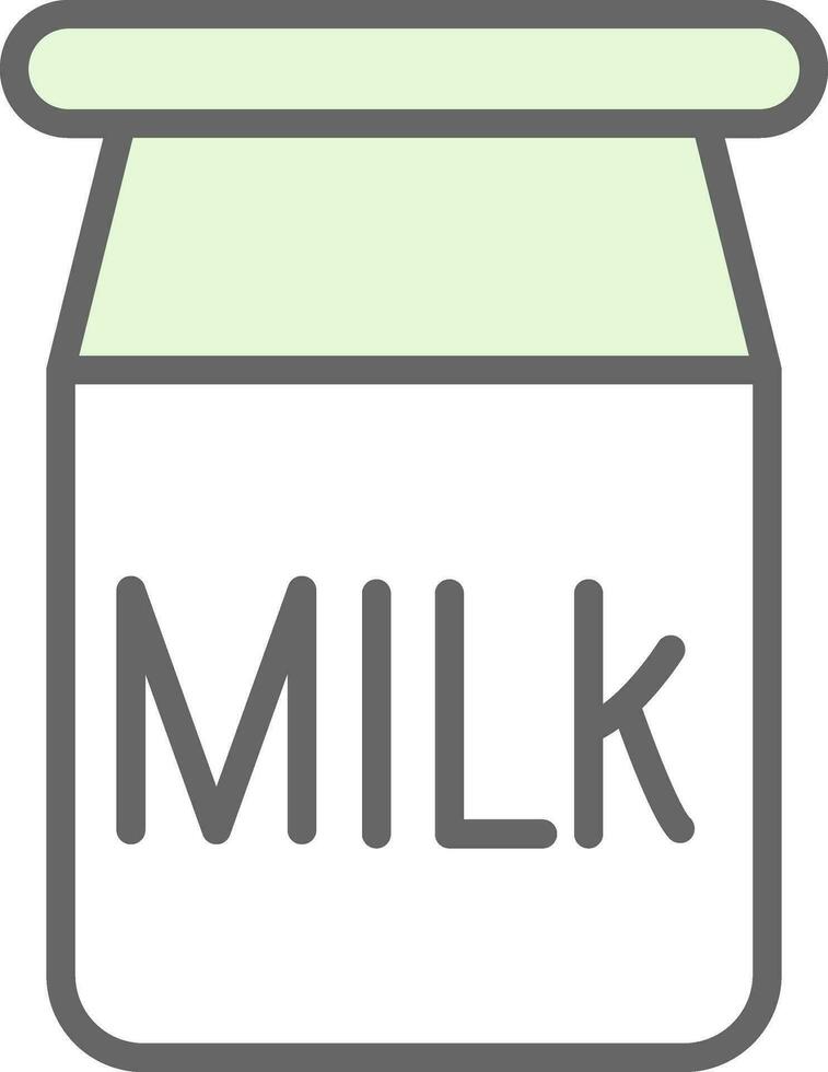 Milch-Vektor-Icon-Design vektor