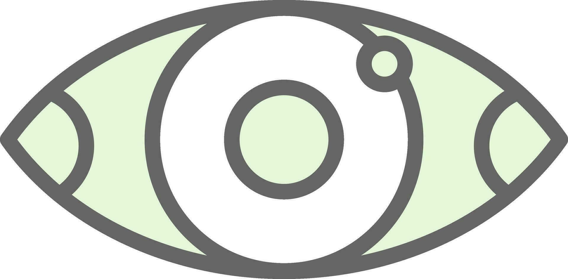 röd ögon vektor ikon design