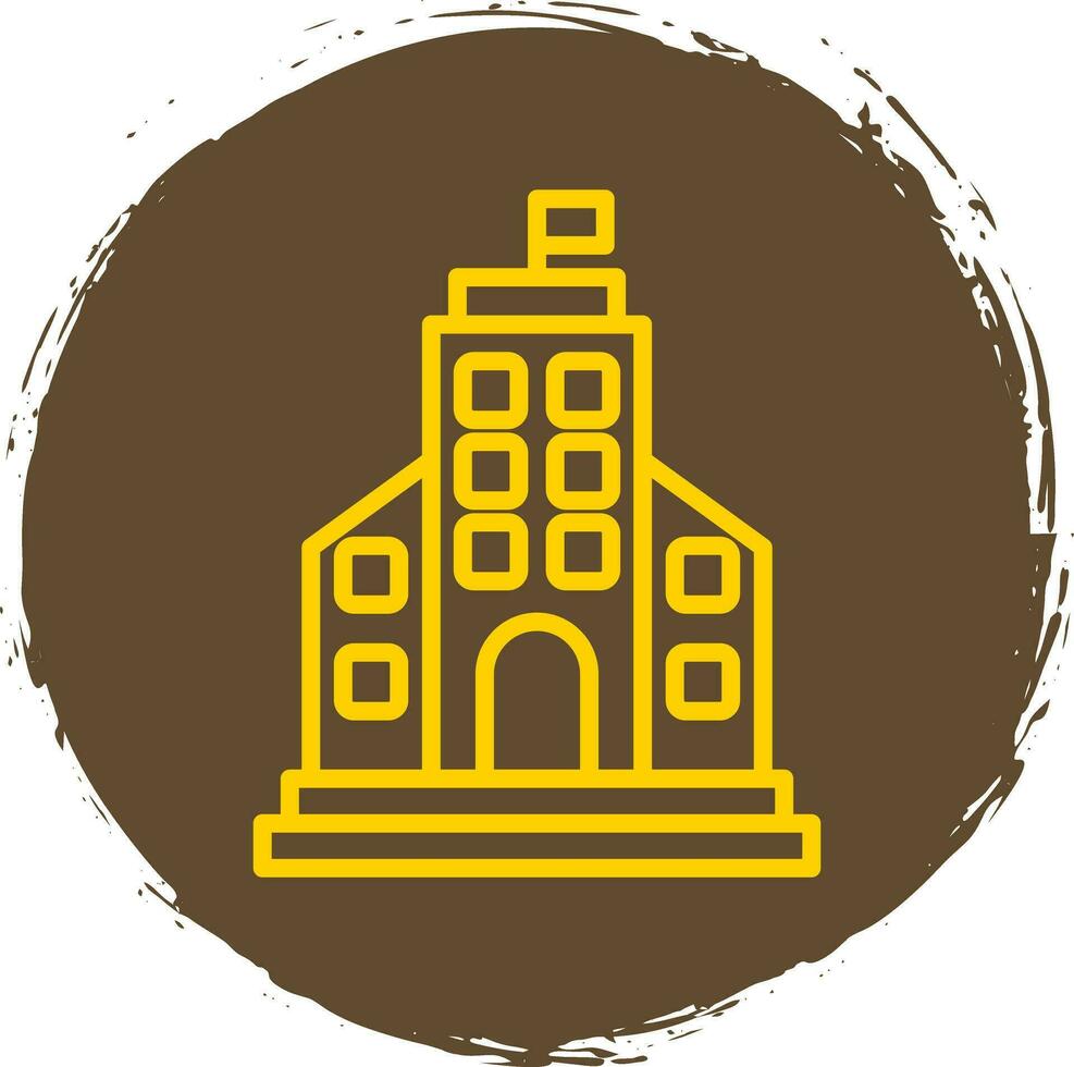 Gebäude-Vektor-Icon-Design vektor