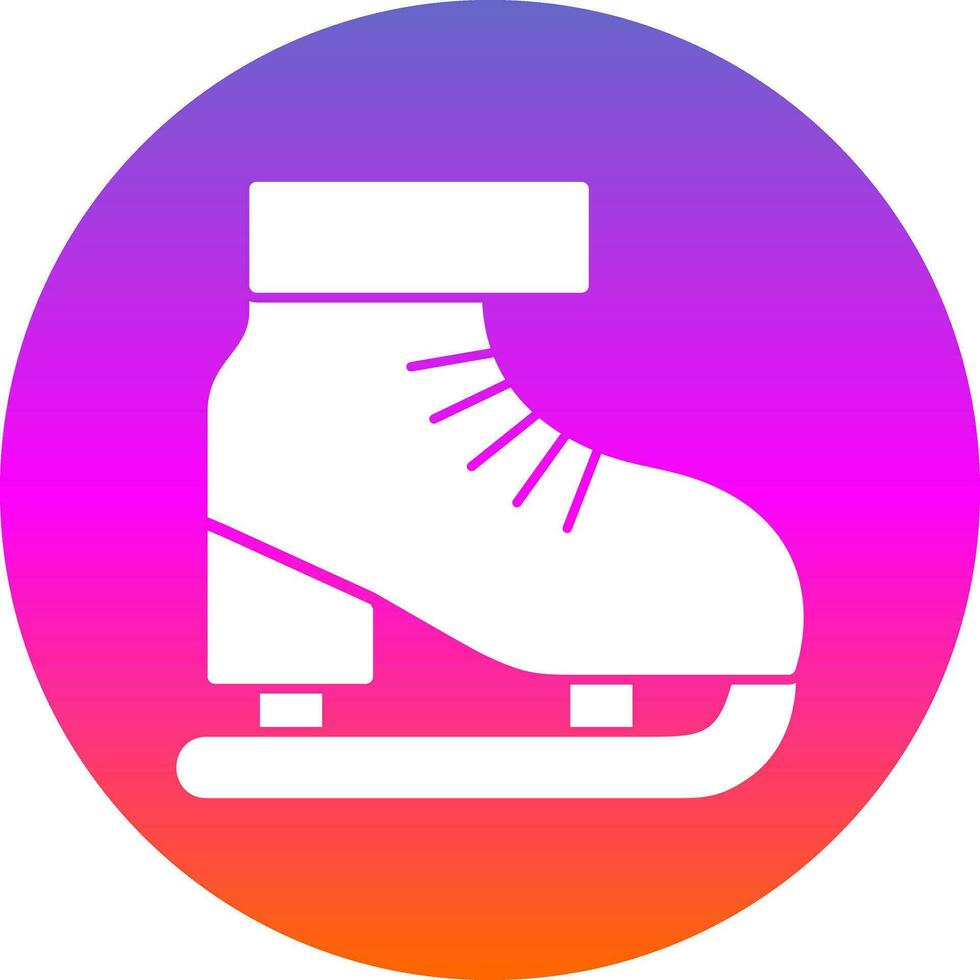 Eis Schlittschuh Vektor Symbol Design