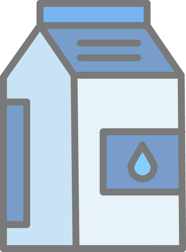 Milch-Vektor-Icon-Design vektor