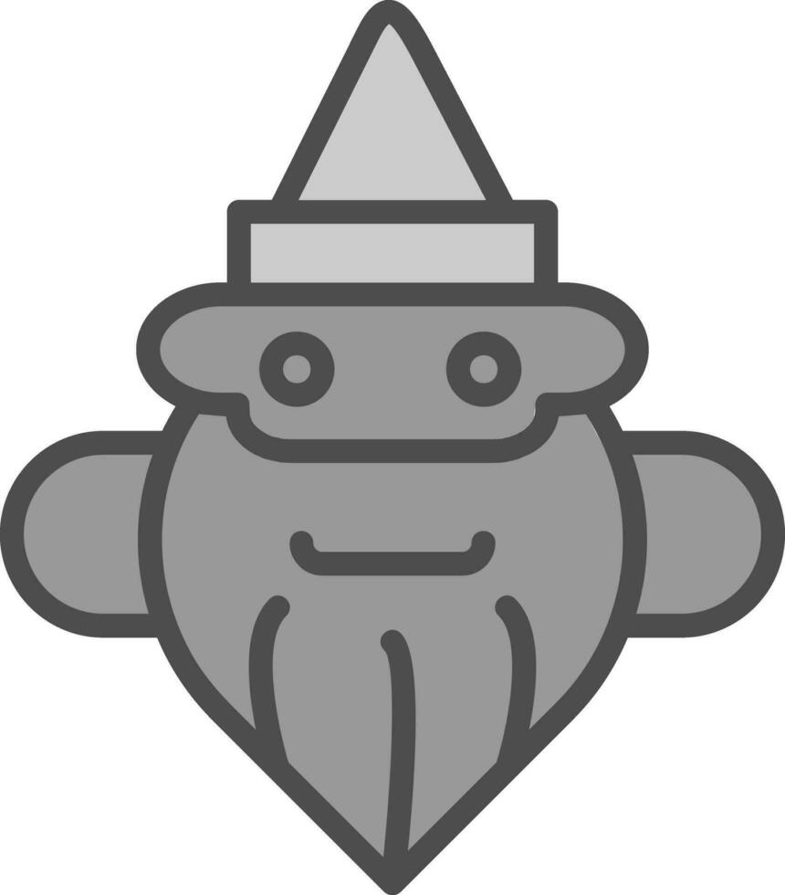 gnome vektor ikon design