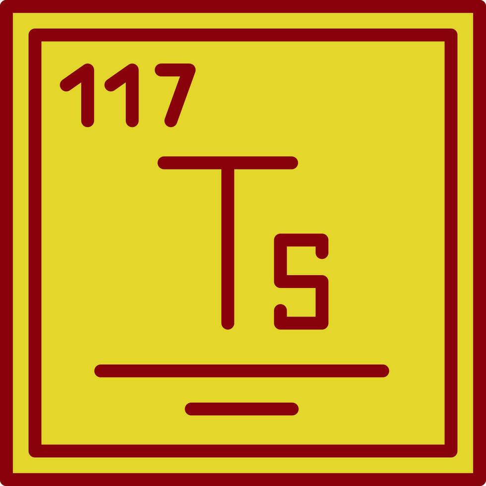 Tennessine Vektor Symbol Design