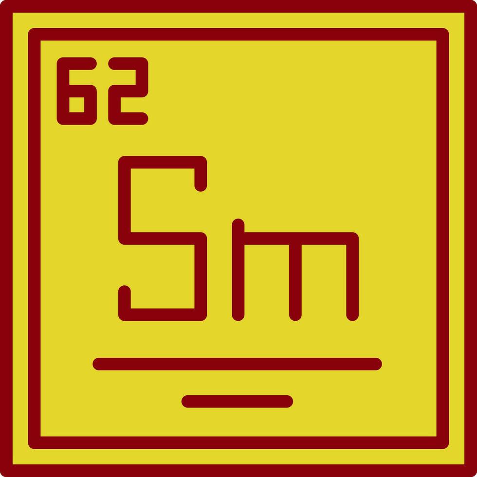 Samarium Vektor Symbol Design