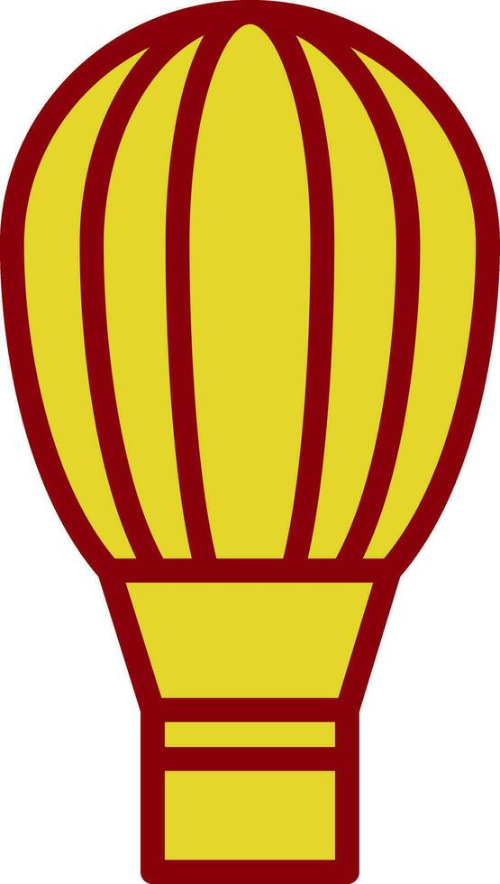 varm luft ballong vektor ikon design