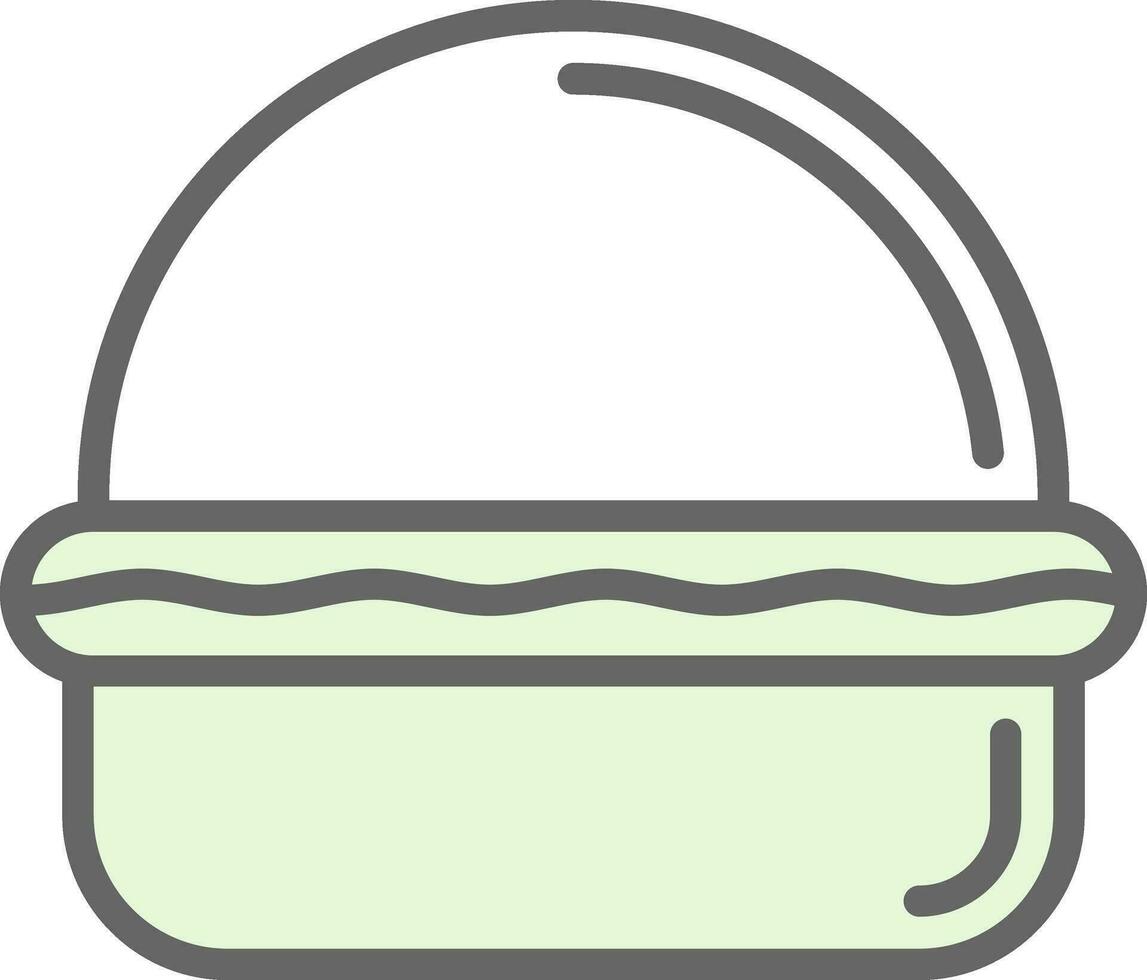 Hamburger-Vektor-Icon-Design vektor