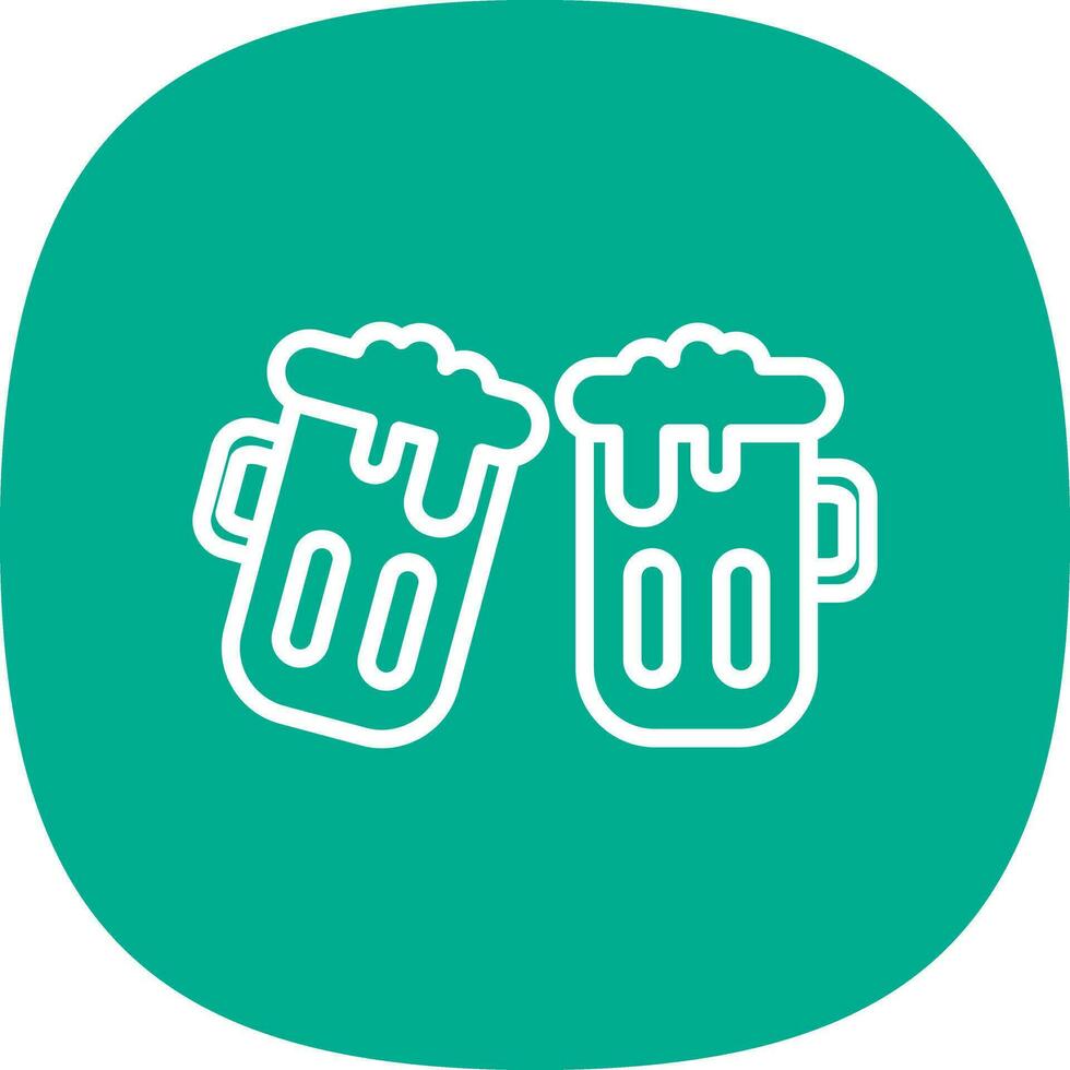 Bier Becher Vektor Symbol Design
