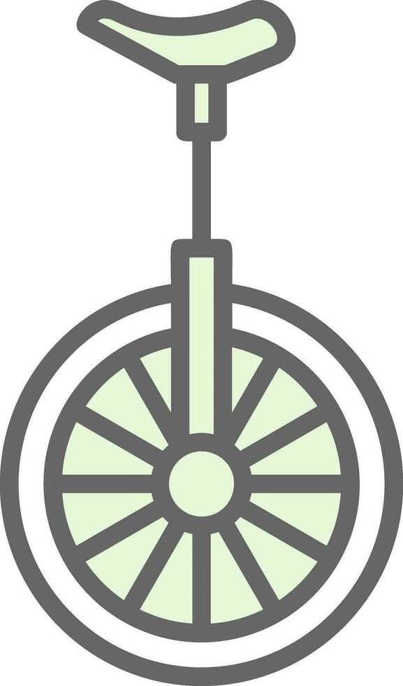 monocykel vektor ikon design