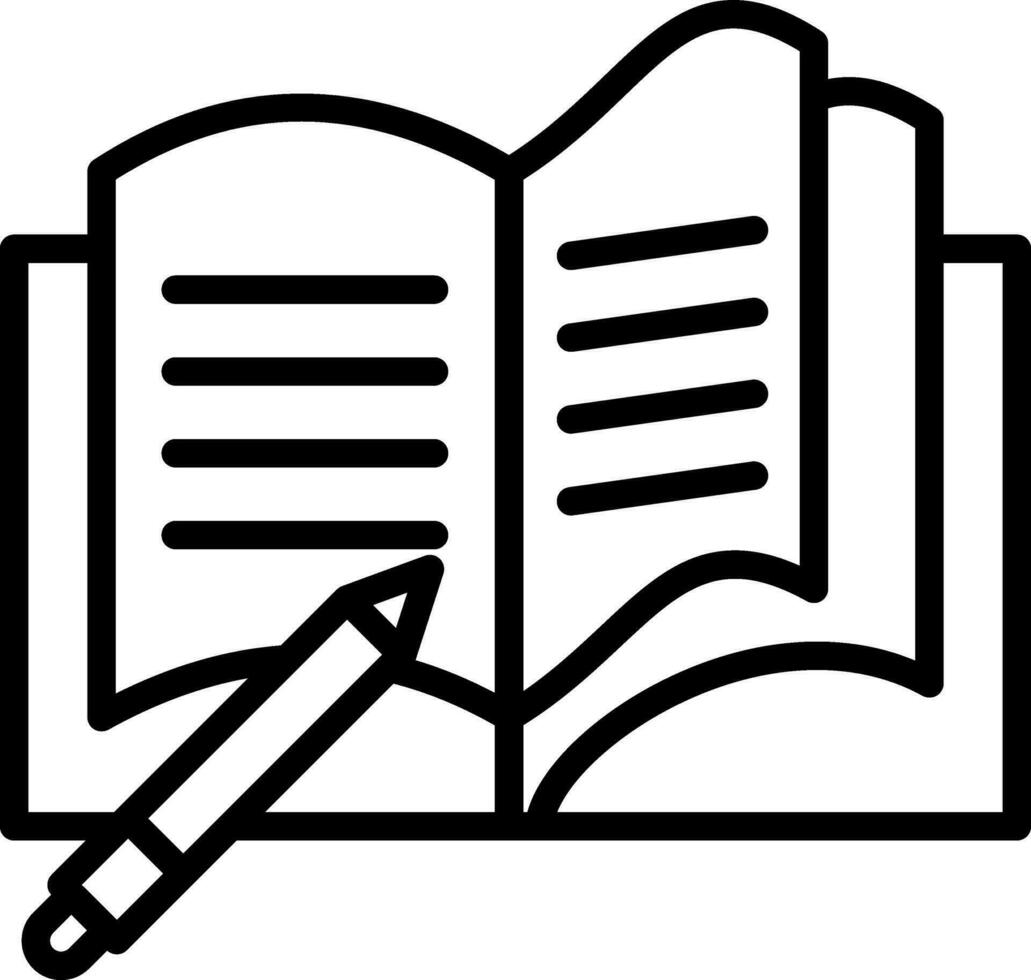 anteckningsbok vektor ikon design