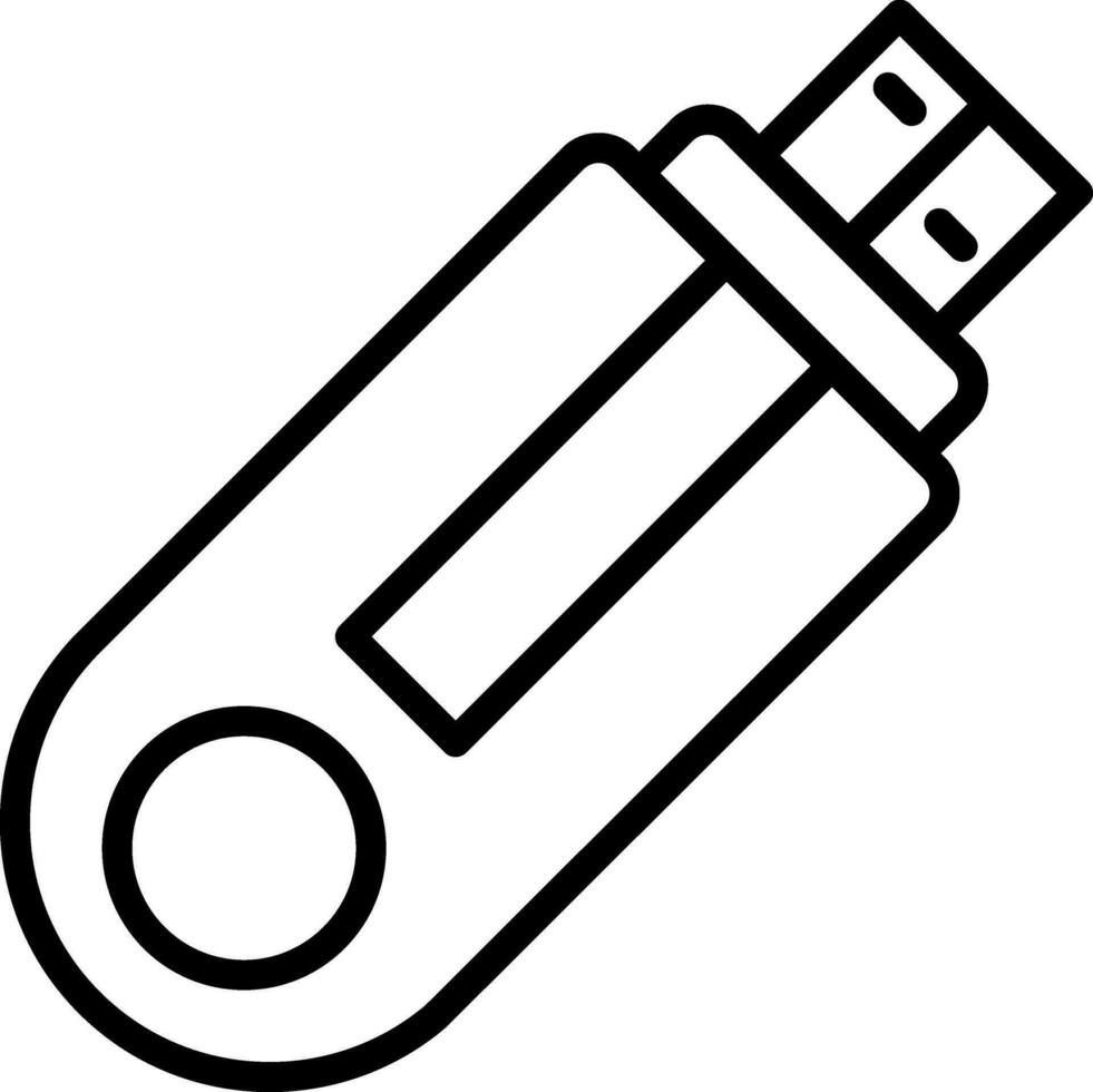 USB-Vektor-Icon-Design vektor