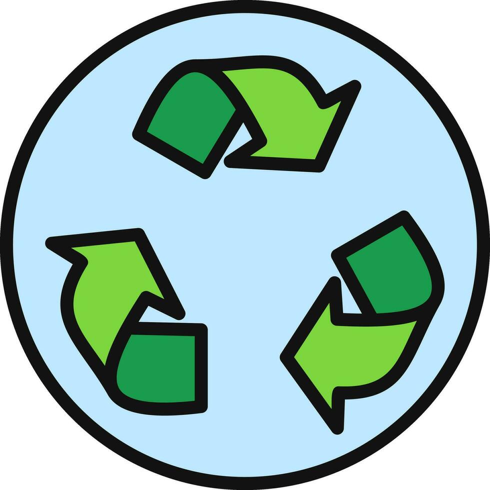 Recycling-Vektor-Icon-Design vektor