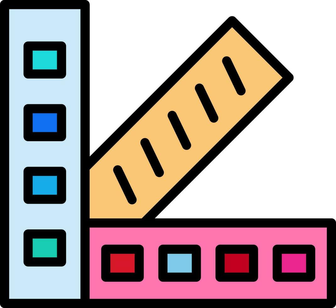 Farbe Stichprobe Vektor Symbol Design