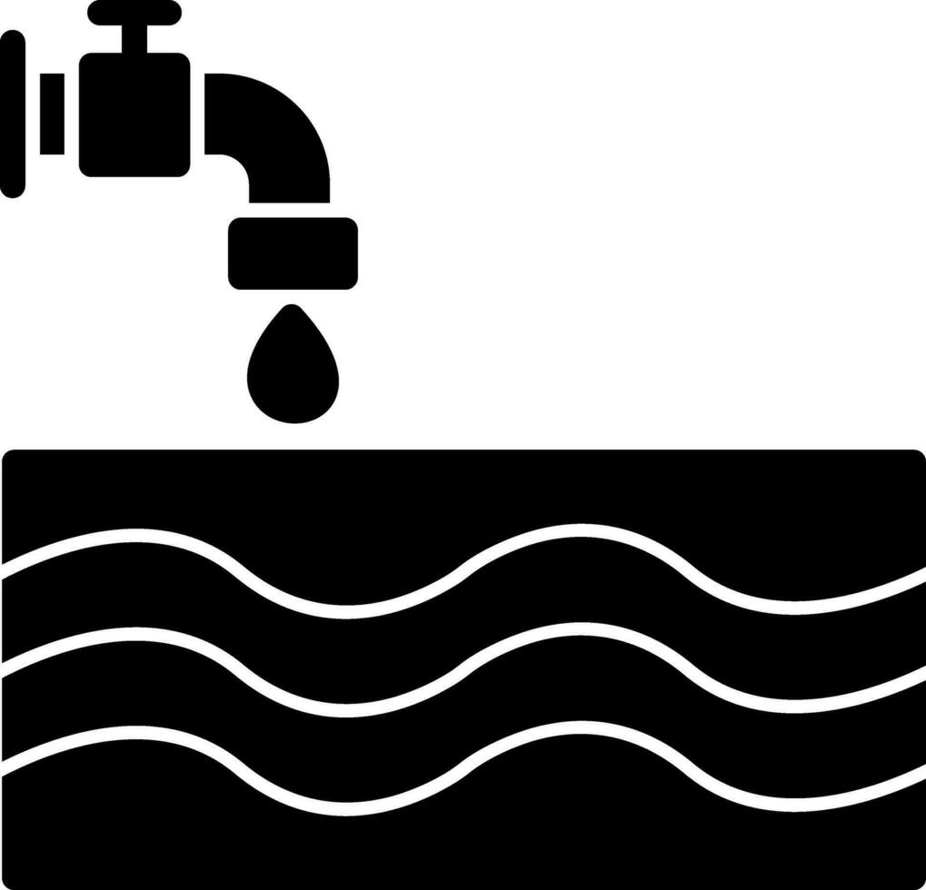 Wasser-Vektor-Icon-Design vektor