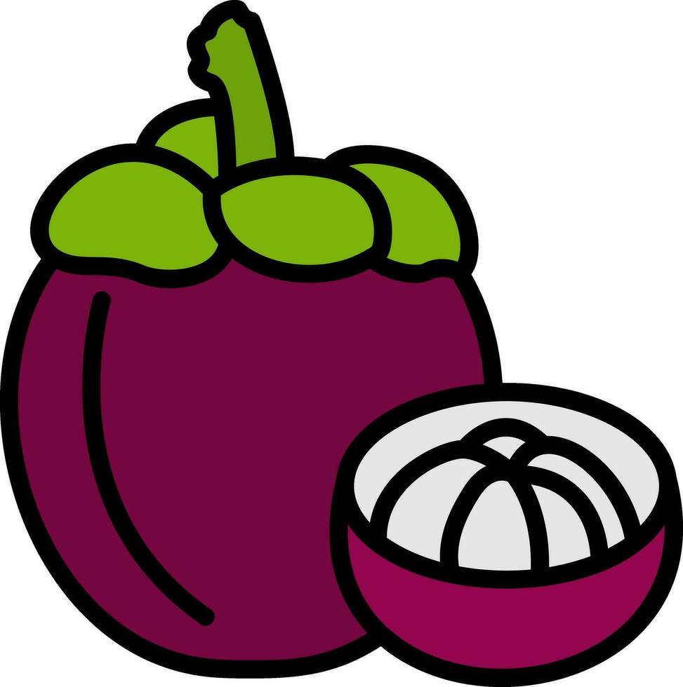 Mangostan Vektor Symbol Design