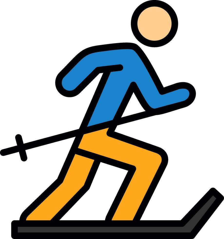 Ski Vektor Symbol Design
