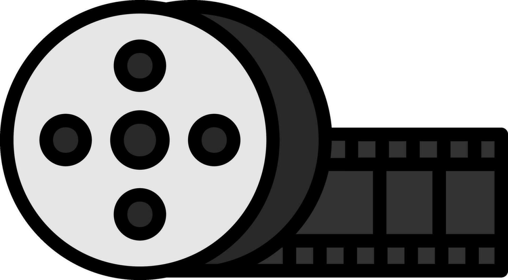 Film rollen Vektor Symbol Design