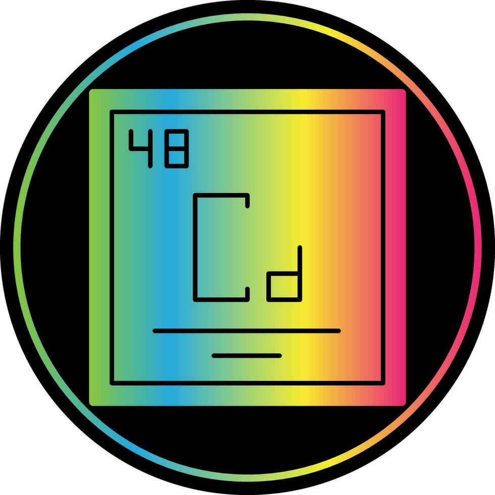 kadmium vektor ikon design