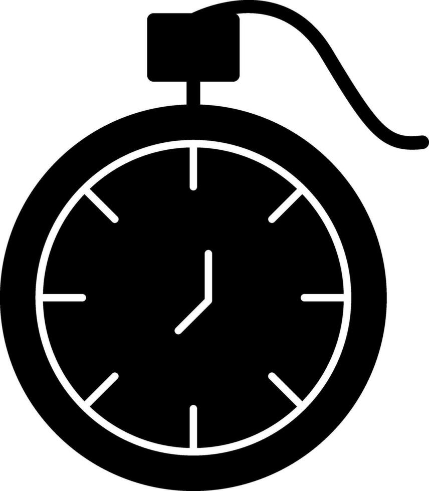 Tasche Uhr Vektor Symbol Design