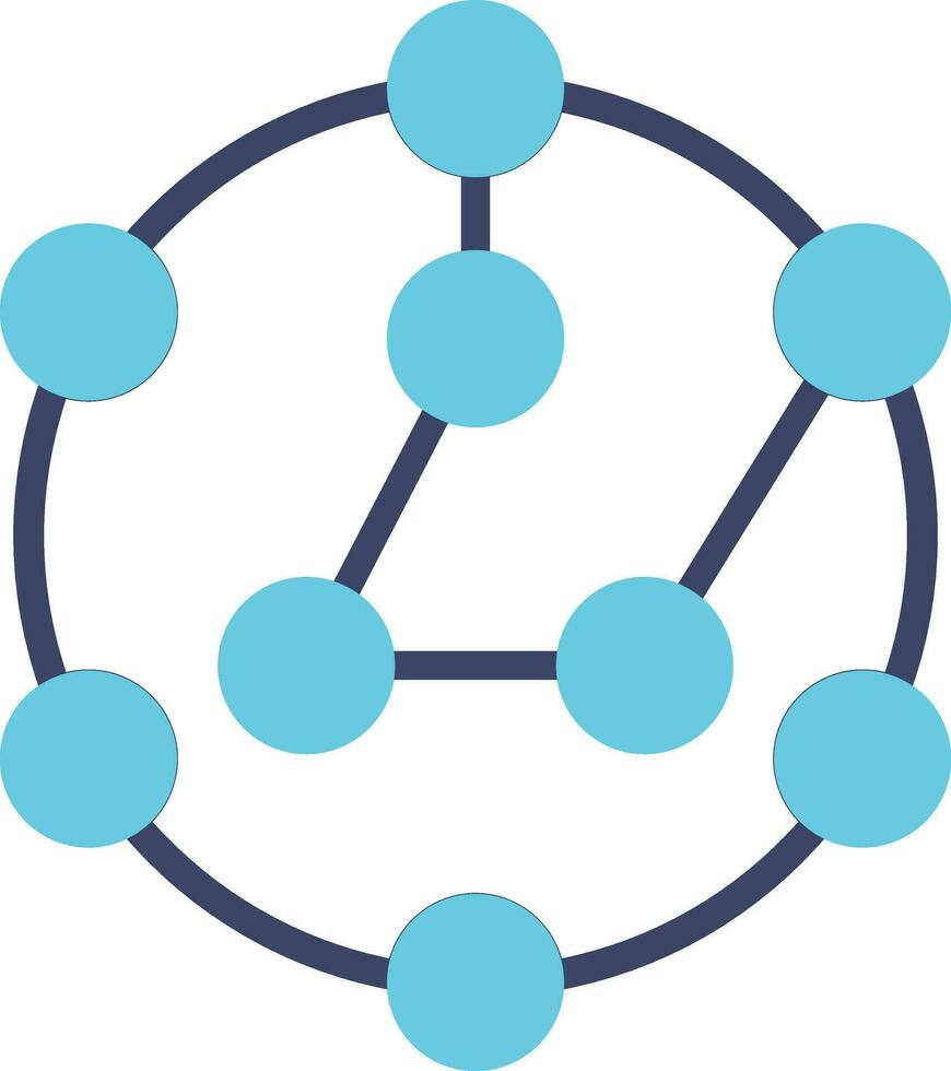 nanoteknologi vektor ikon design