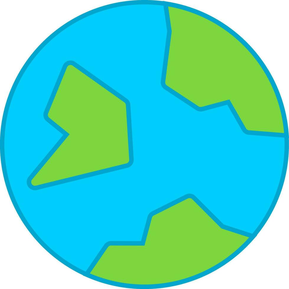 Erde-Vektor-Icon-Design vektor