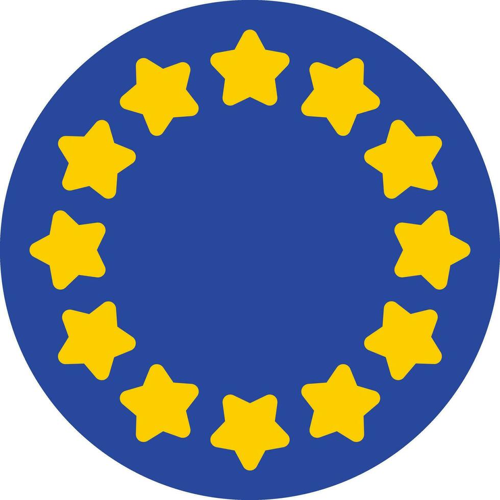 europäisch Union Vektor Symbol Design